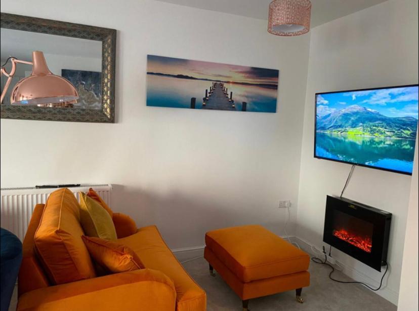 Luxury Modern 1Bed Sea View Apartment Rhôs-on-Sea Kültér fotó