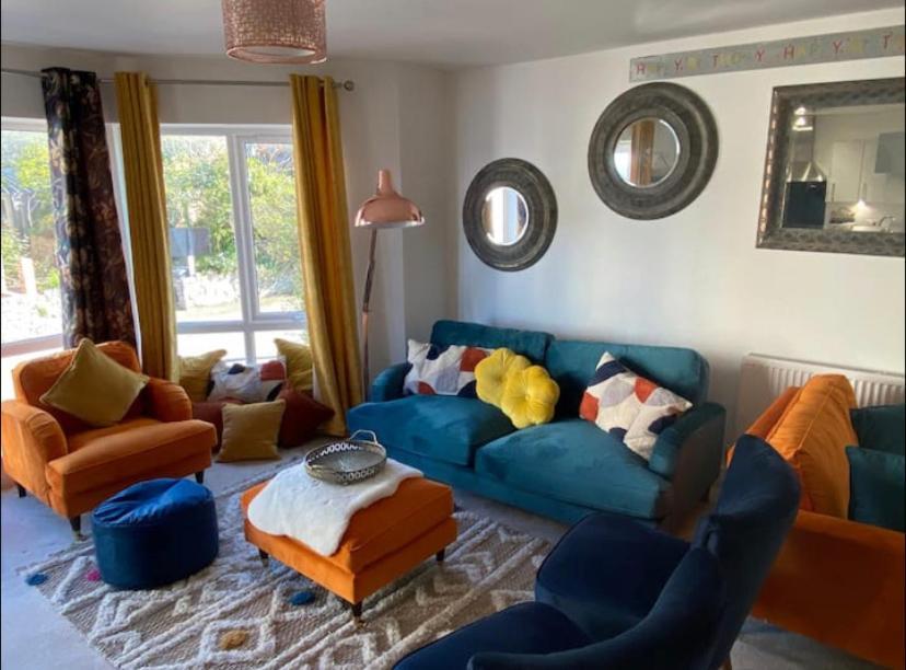 Luxury Modern 1Bed Sea View Apartment Rhôs-on-Sea Kültér fotó